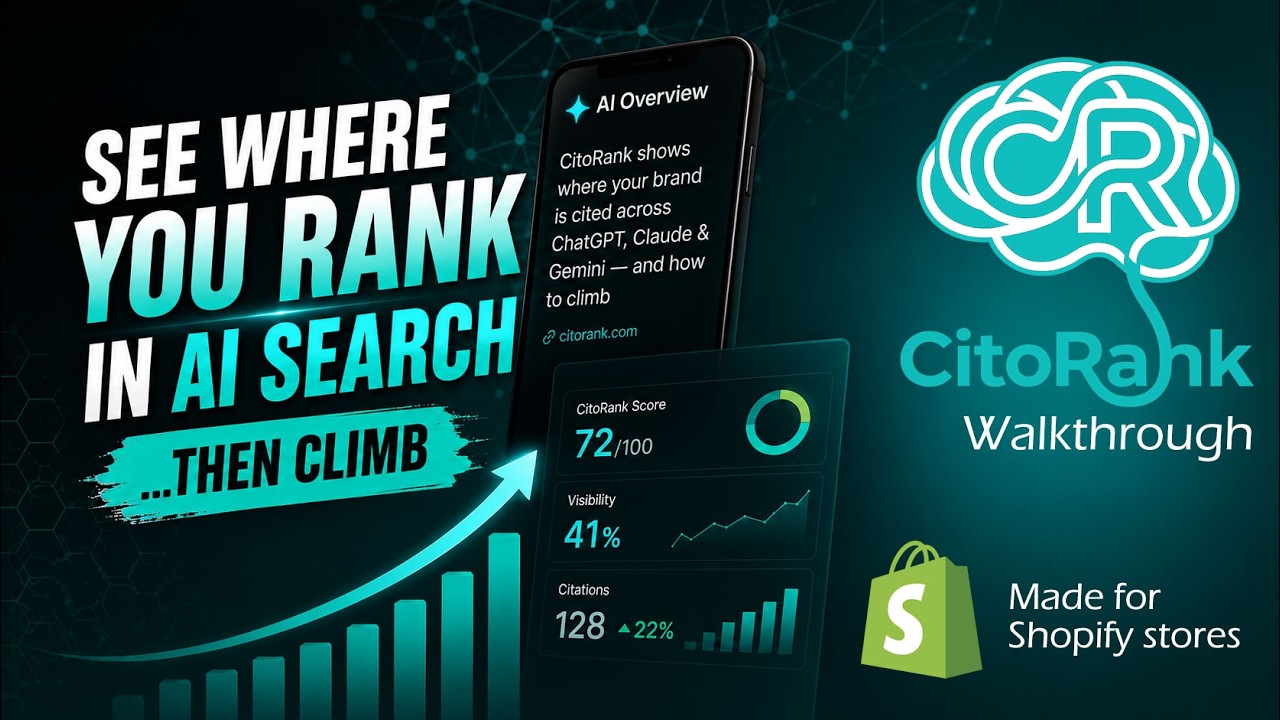 CitoRank walkthrough video &mdash; a full tour of the CitoRank dashboard